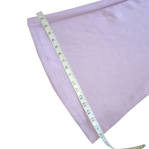 NWT ASOS LUXE Wide Flare Leg Tailored Pants Frill Overlay Lilac Purple 4 - Picture 9 of 14